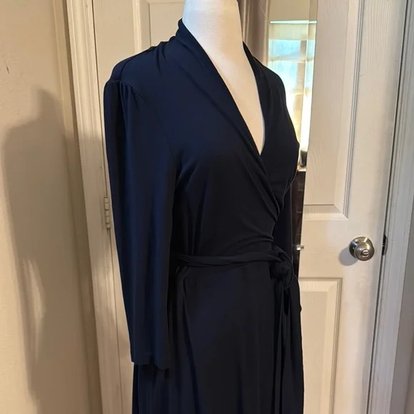 Banana Republic Navy Wrap Dress - Picture 3 of 8